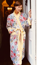 Load image into Gallery viewer, Floral Pom Pom Dressing Gown