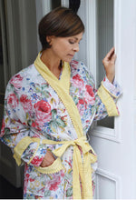 Load image into Gallery viewer, Floral Pom Pom Dressing Gown