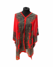 Load image into Gallery viewer, Chiffon Multi-Way Top Red

