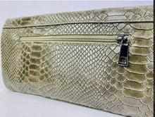 Load image into Gallery viewer, Croc Leather Clutch Handbag
