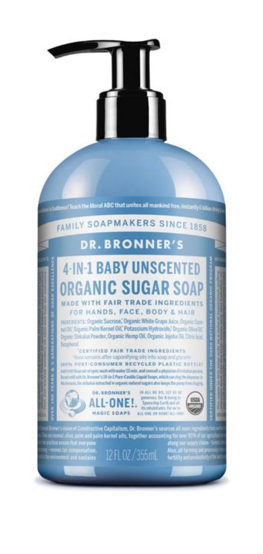 Dr Bronner’s Baby-Mild Organic Sugar Soap